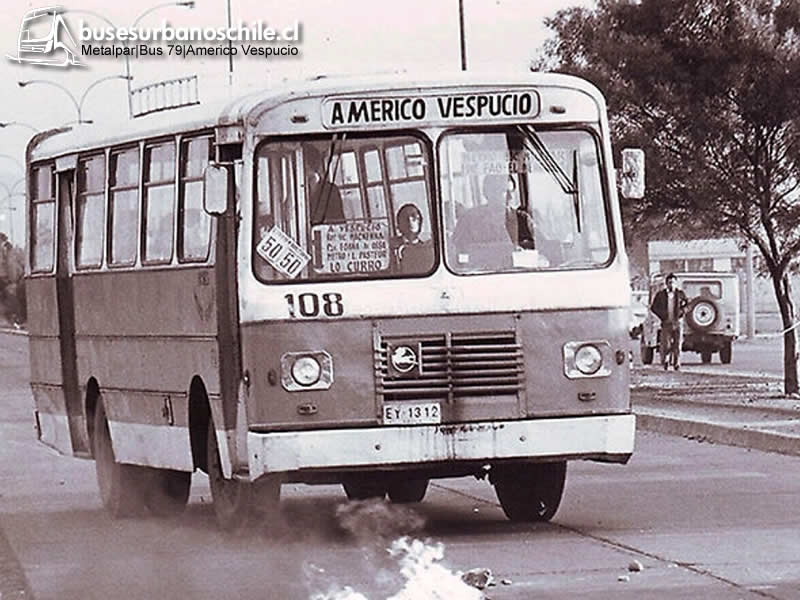 Americo Vespucio | Metalpar Bus 79' - Pegaso 5064
