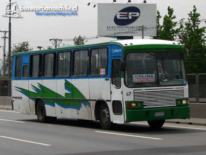 Flota Colina JNS | Marcopolo Allegro - M. Benz OF-1318