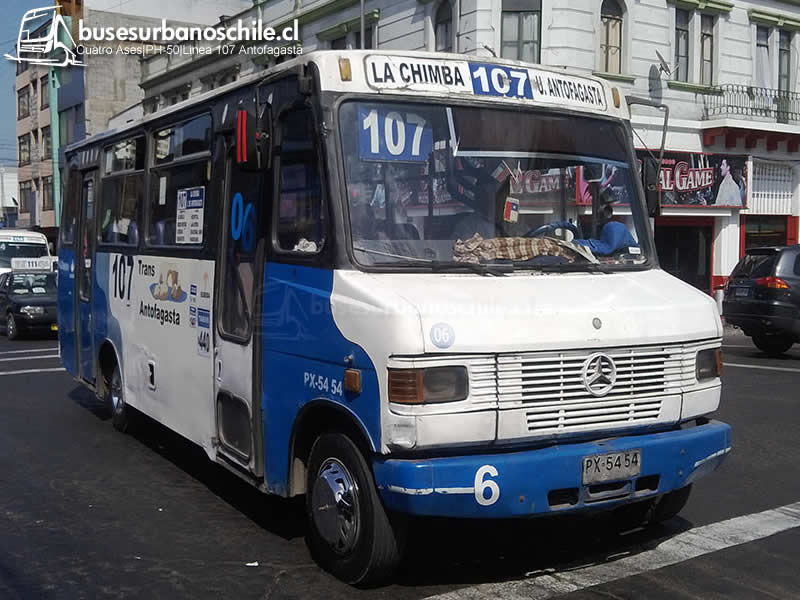 107 Trans Antofagasta | Cuatro Ases PH-50 97' - M. Benz LO-814