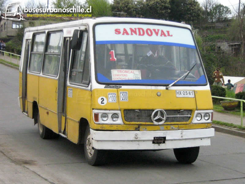 Sandoval, Nueva Imperial | Marcopolo Senior - M. Benz LO-708E
