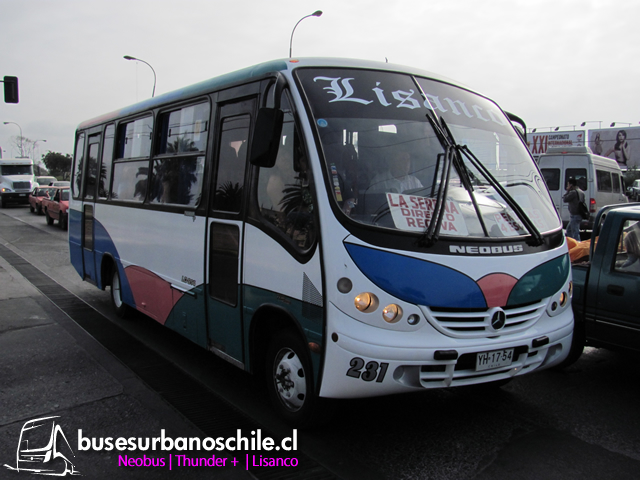 Lisanco, La Serena | Neobus Thunder+ - M. Benz LO-914