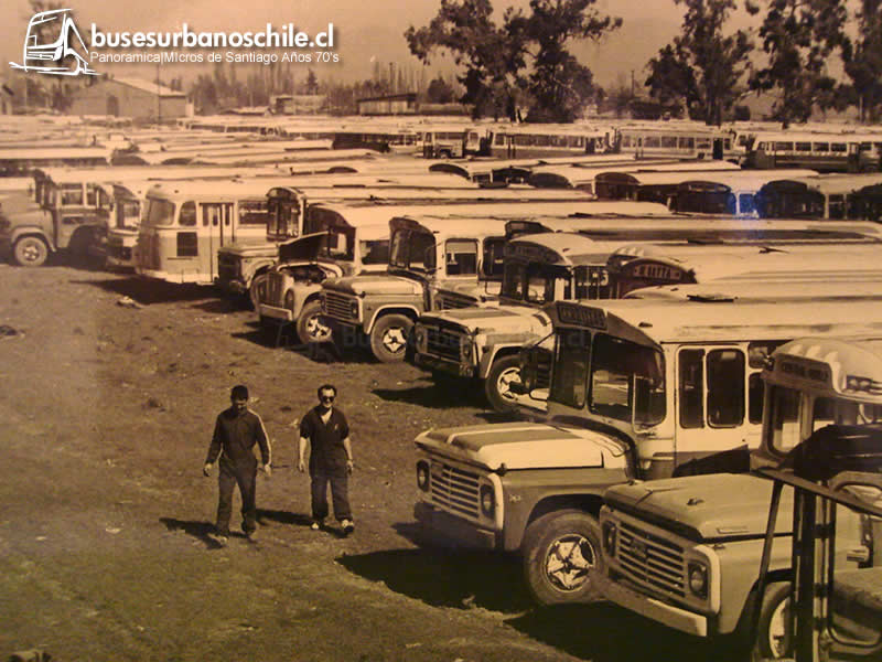 Panoramica San Bernardo | Micros Santiago Años 70's