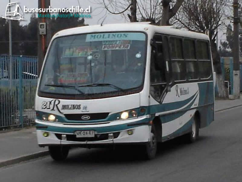 R Molinos, Quilpue | Maxibus Astor - M. Benz LO-712