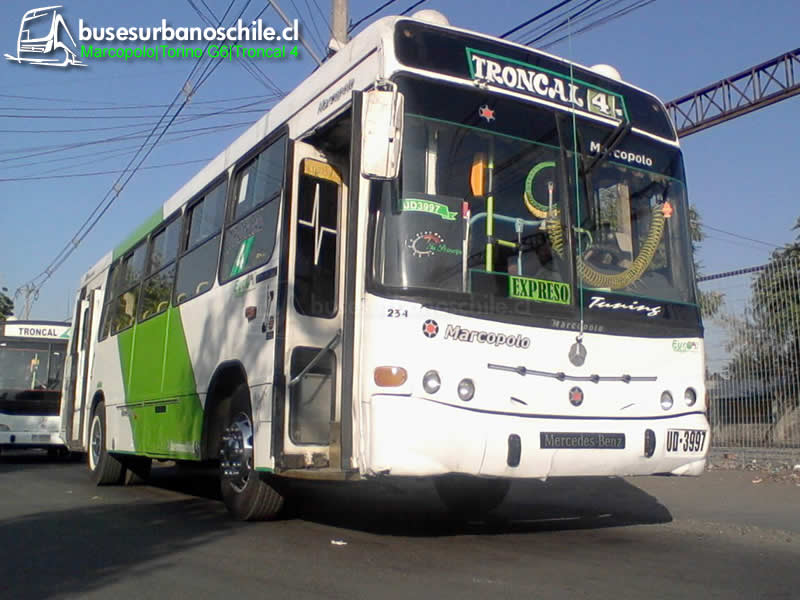 Troncal 4 Express de Santiago | Marcopolo Torino G6 - M. Benz OH-1420