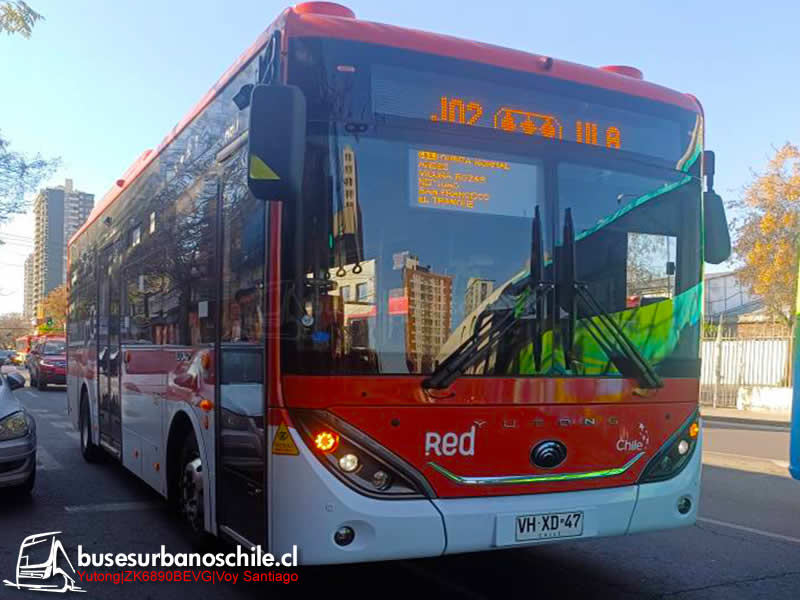 J02 Voy Santiago | Yutong Bus Electrico 2025 - ZK6890BEVG