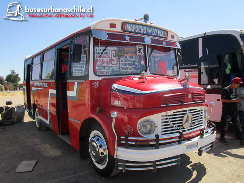 Mapocho Lo Vial | Metalpar Taxibus 82' 'Ami' - M. Benz L-1113